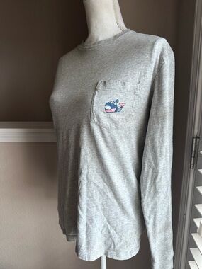 Vineyard Vines Long-Sleeve Pocket Tee - Ski Whale